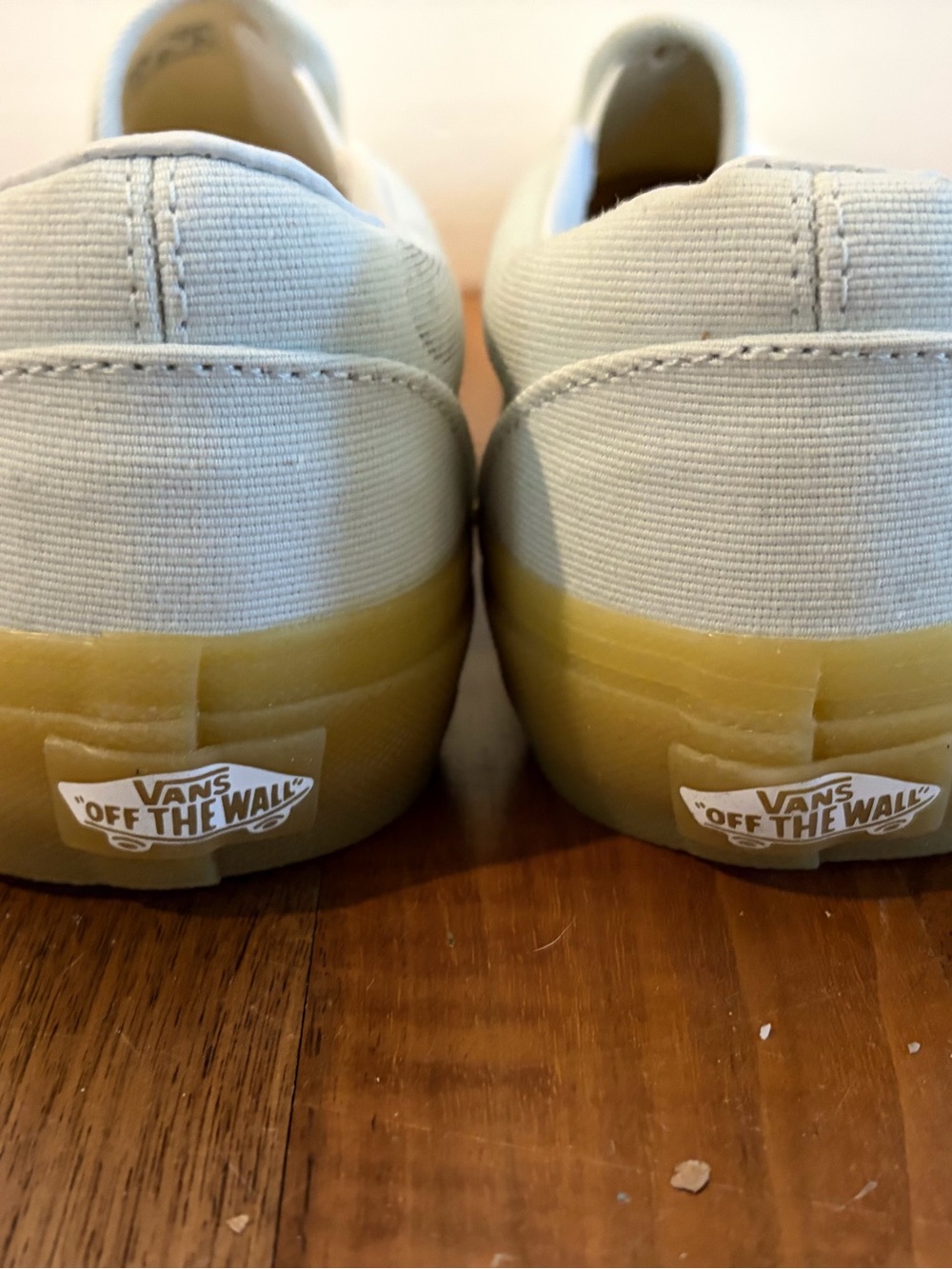 New Vans Classic Slip-On Canvas Shoes in Soft Off White - Picture 3 of 6